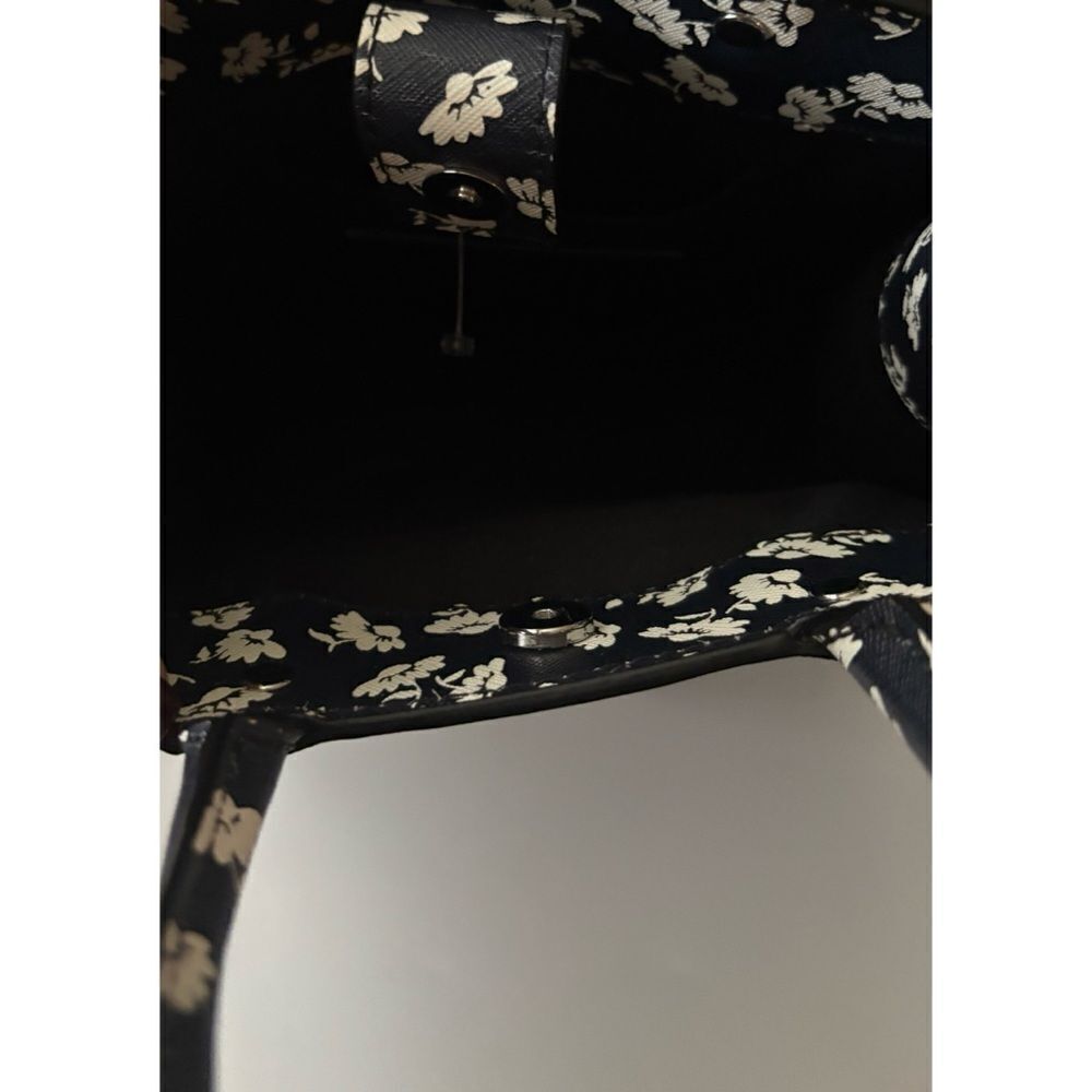 Rebecca Minkoff Mab Mini Cross-Body Bag in Black /White Foral / No Long Strap - Picture 6 of 7